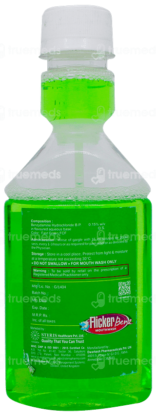 Flicker Benz Pan Masala Flavour Mouthwash 150ml