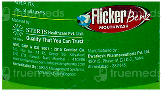 Flicker Benz Pan Masala Flavour Mouthwash 150Ml