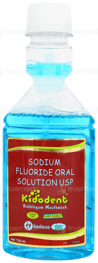Kidodent Bubblegum Mouth Wash 150ml