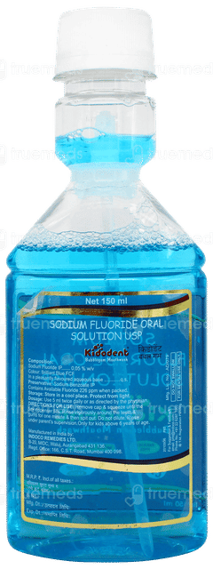 Kidodent Bubblegum Mouth Wash 150ml