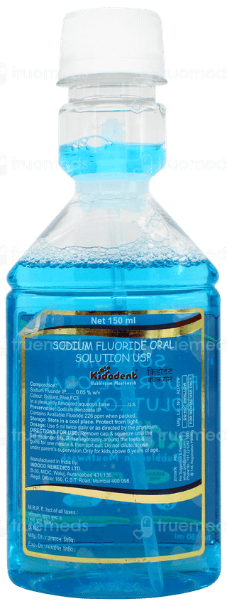 Kidodent Bubblegum Mouth Wash 150ml