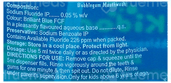 Kidodent Bubblegum Mouth Wash 150Ml