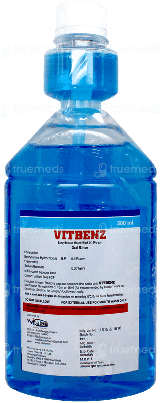Vitbenz Mouth Wash 500ml