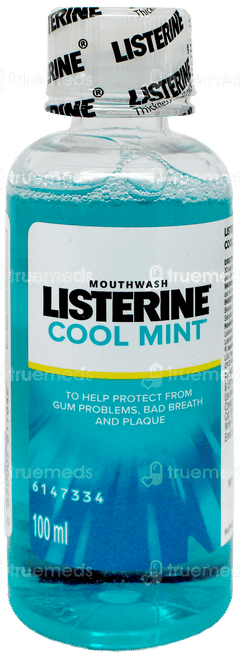 Listerine Cool Mint Mouthwash 100Ml Listerine Cool Mint Mouthwash 100Ml