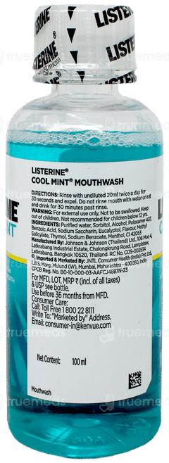 Listerine Cool Mint Mouthwash 100Ml