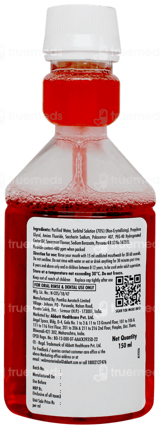 Toothmin Af Peppermint Flavour Mouthwash 150ml