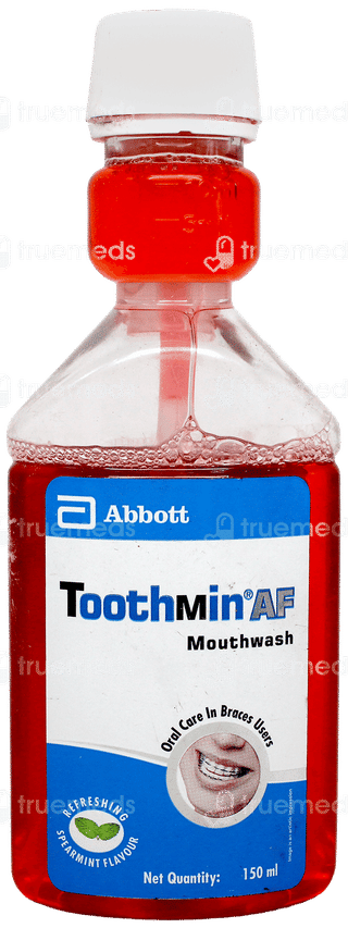 Toothmin Af Spearmint Flavour Mouthwash 150Ml