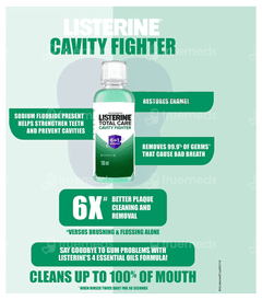 Listerine Total Care Cavity Fighter Mouthwash 100Ml