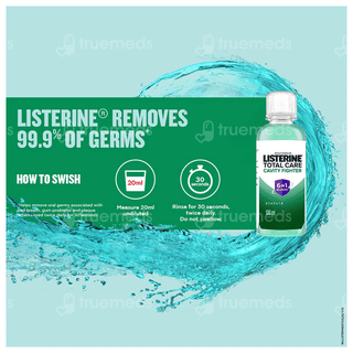 Listerine Total Care Cavity Fighter Mouthwash 100Ml