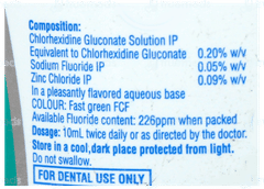 Clohex Ads Mint Flavour Sugar Free Mouth Wash 80Ml Clohex Ads Mint Flavour Sugar Free Mouth Wash 80Ml