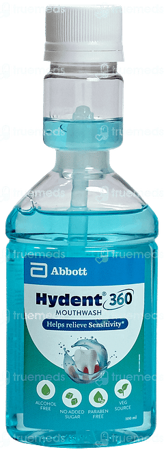 Hydent 360 No Added Sugar Mouthwash 100ml Hydent 360 No Added Sugar Mouthwash 100ml