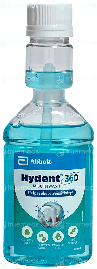 Hydent 360 No Added Sugar Mouthwash 100ml
