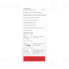 Cico 8% Nail Lacquer Solution 5ml