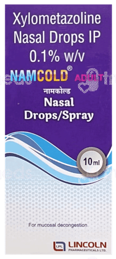 Nam Cold Adult Nasal Drops/spray 10Ml Nam Cold Adult Nasal Drops/spray 10Ml