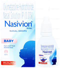 Nasivion Mini Baby Nasal Drops 10ml Nasivion Mini Baby Nasal Drops 10ml