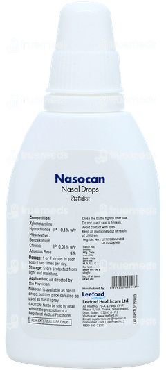 Nasocan Nasal Drops 10ml Nasocan Nasal Drops 10ml