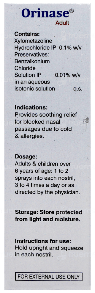 Orinase Adult Nasal Spray 10Ml
