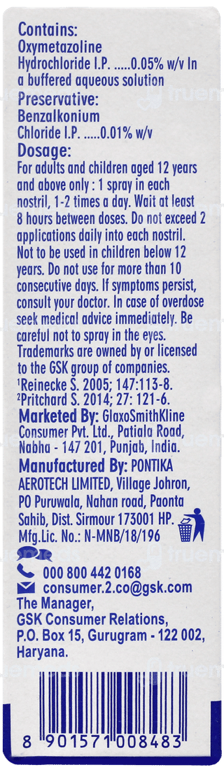 Otrivin Adult Nasal Spray 10ml