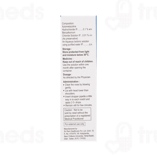 Xylakem 0.1 % Nasal Drops 10 ML