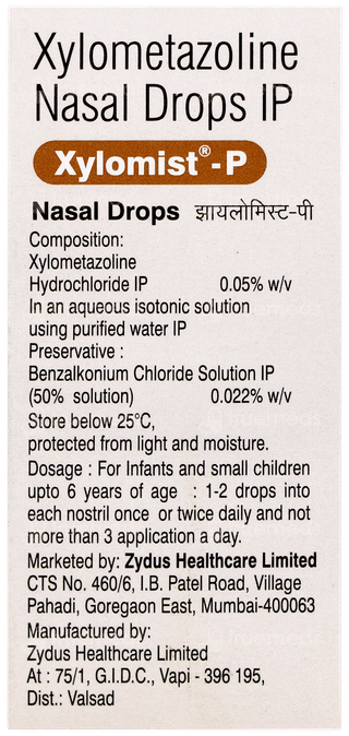 Xylomist P Nasal Drops 10ml