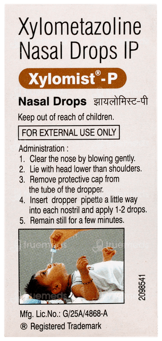 Xylomist P Nasal Drops 10ml