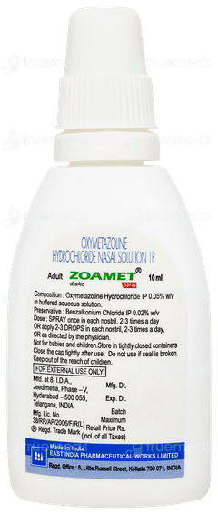 Zoamet Nasal Spray 10ml Zoamet Nasal Spray 10ml