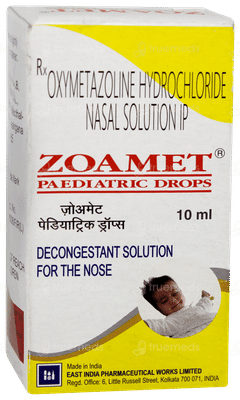 Zoamet Paediatic Nasal Drops 10ml