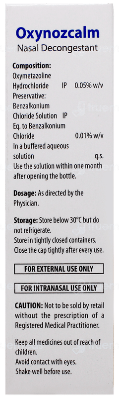 Oxynozcalm Nasal Solution 10Ml