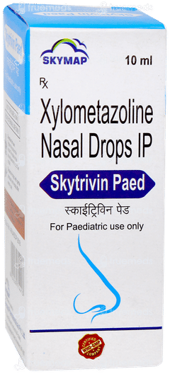 Skytrivin Paed Nasal Drops 10ml Skytrivin Paed Nasal Drops 10ml