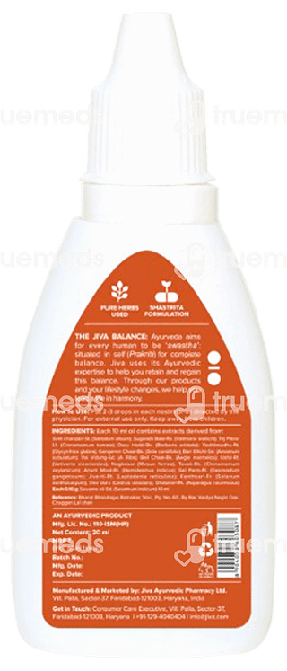 Jiva Anu Oil Nasal Drop 20 ML