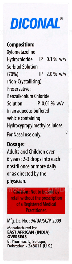 Diconal Nasal Drops 15ml