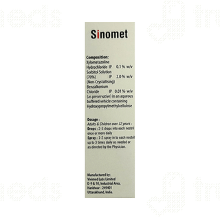 Sinomet Nasal Drops 10ml