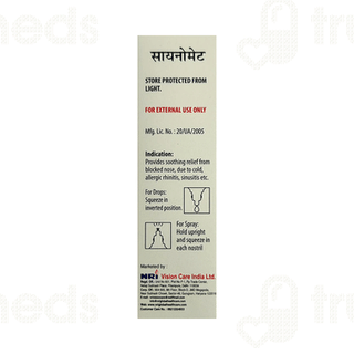 Sinomet Nasal Drops 10ml