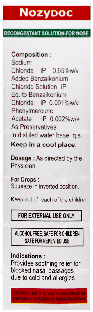 Nozydoc Nasal Spray/drops 20ml
