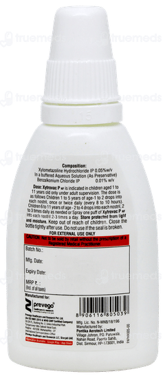 Xytrovac P Nf Nasal Spray/drops 10ml Xytrovac P Nf Nasal Spray/drops 10ml
