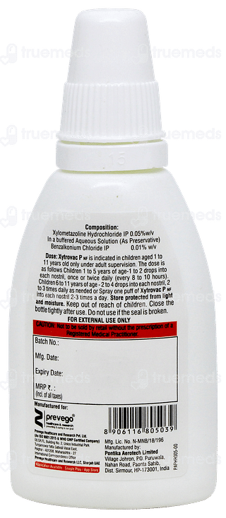 Xytrovac P Nf Nasal Spray/drops 10ml