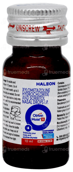 Otrivin Moist A Nasal Drops 10ml