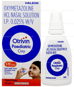 Otrivin Paediatric Oxy Nasal Drops 10ml