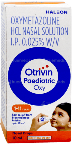 Otrivin Paediatric Oxy Nasal Drops 10ml