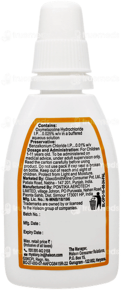 Otrivin Paediatric Oxy Nasal Drops 10ml
