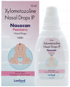 Nasocan Paediatric Nasal Drops 10Ml