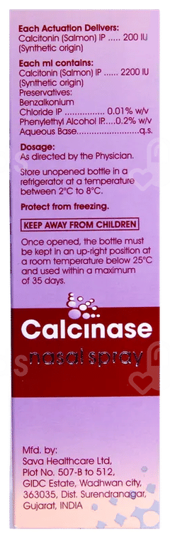 Calcinase Nasal Spray 3.7Ml