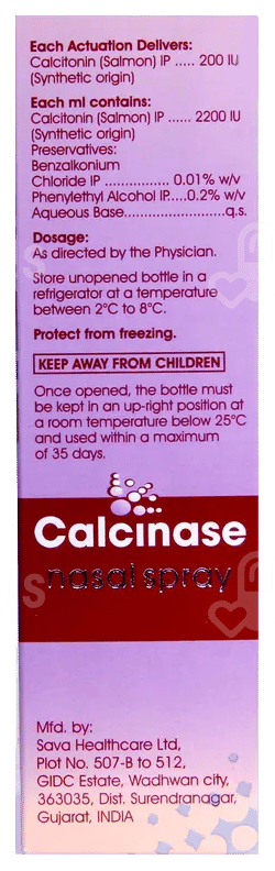 Calcinase Nasal Spray 3.7Ml