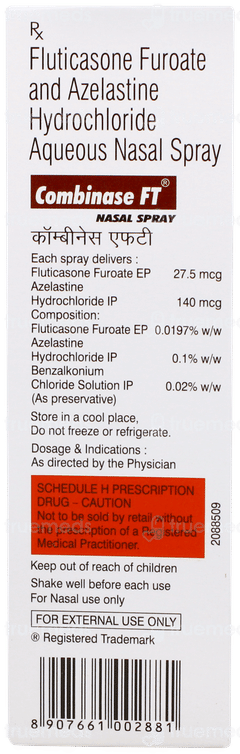 Combinase Ft Nasal Spray 9.8gm Combinase Ft Nasal Spray 9.8gm
