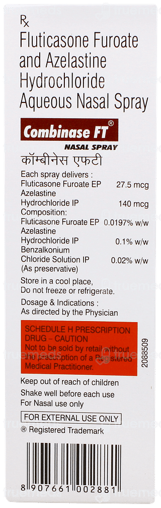 Combinase Ft Nasal Spray 9.8gm