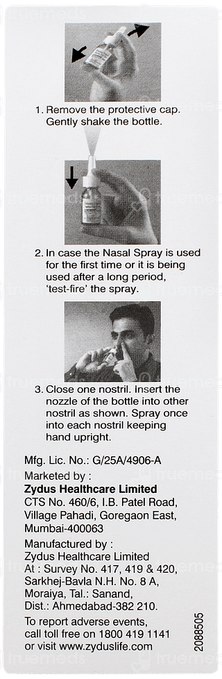 Derinide Aq Nasal Spray 10ml