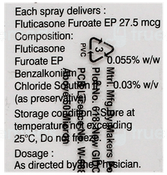 Fluticone Ft Nasal Spray 6Gm
