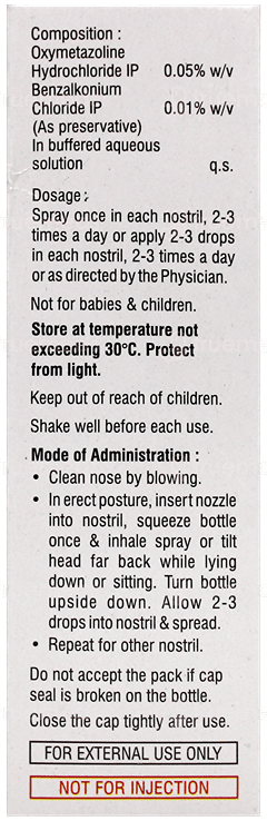 Maxtra O Nasal Spray 10Ml