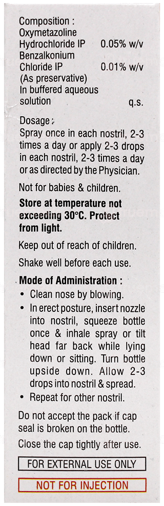 Maxtra O Nasal Spray 10Ml