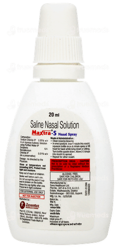 Maxtra S Nasal Spray 20ml